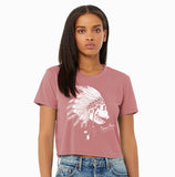WAR CHIEF - Women's Crop Top Tee